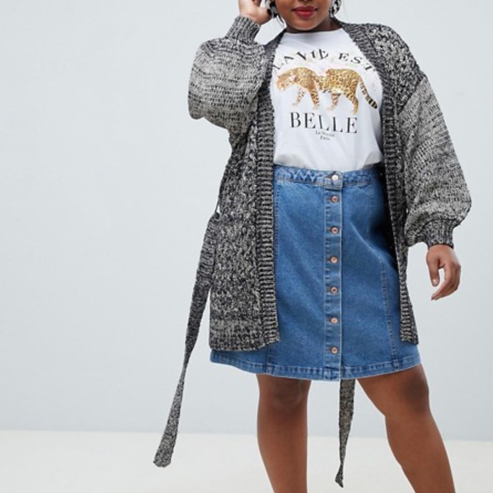 Lost Ink oversized cardigan